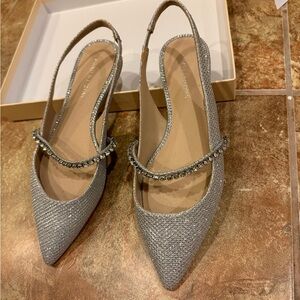 Stuart Weitzman bridal flats